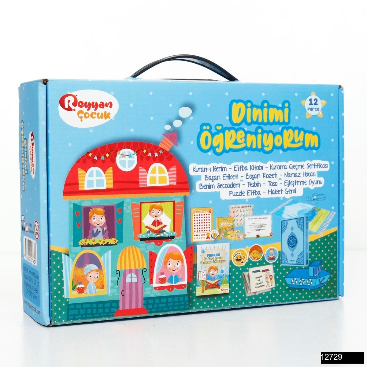 12729.jpg Reyyan Çocuk 12 Parça Dinimi Öğreniyorum Seti - Görsel 1