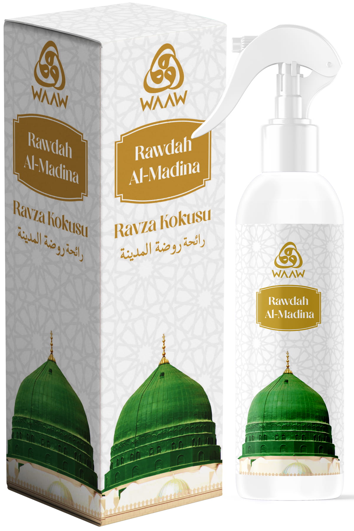 Medine Ravza Kokusu Sprey 400ml Alkolsuz Oda Ve Seccade Kokusu
