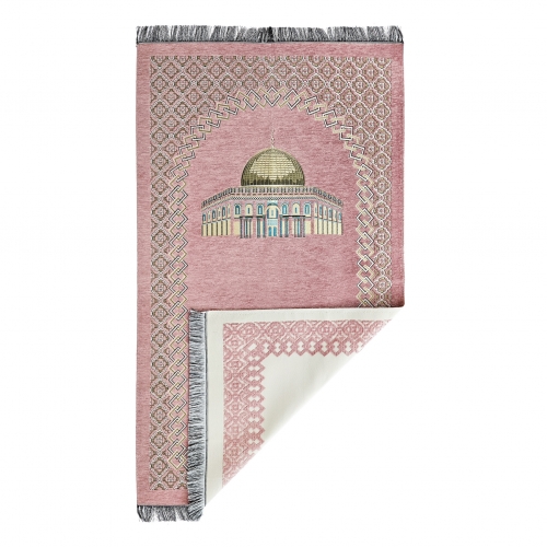 Mescidi Aksa Şönil Seccade - Pembe