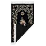 Elegance Gold Şönil Astarlı Seccade Siyah