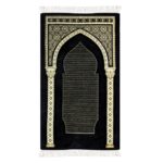 Akasya Şönil Seccade Siyah 03