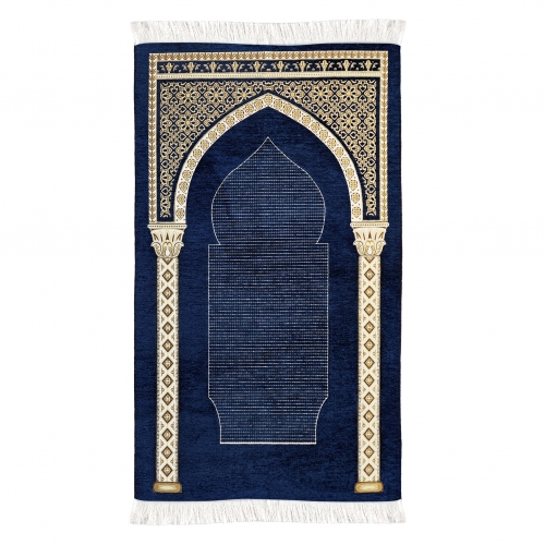 Akasya Şönil Seccade Lacivert 03