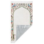 Kabe İmamı Şönil Astarlı Seccade 01 Beyaz