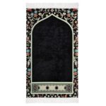 Kabe İmamı Şönil Astarlı Seccade 01 Siyah