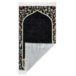 Kabe İmamı Şönil Astarlı Seccade 01 Siyah