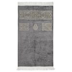 Kabe İmamı Şönil Astarlı Seccade 01 Gri